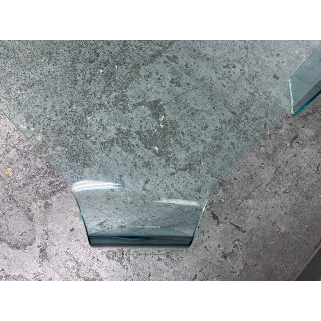 Vittorio Livi for Fiam Ragno Glass Dining Table For Sale - Image 12 of 13