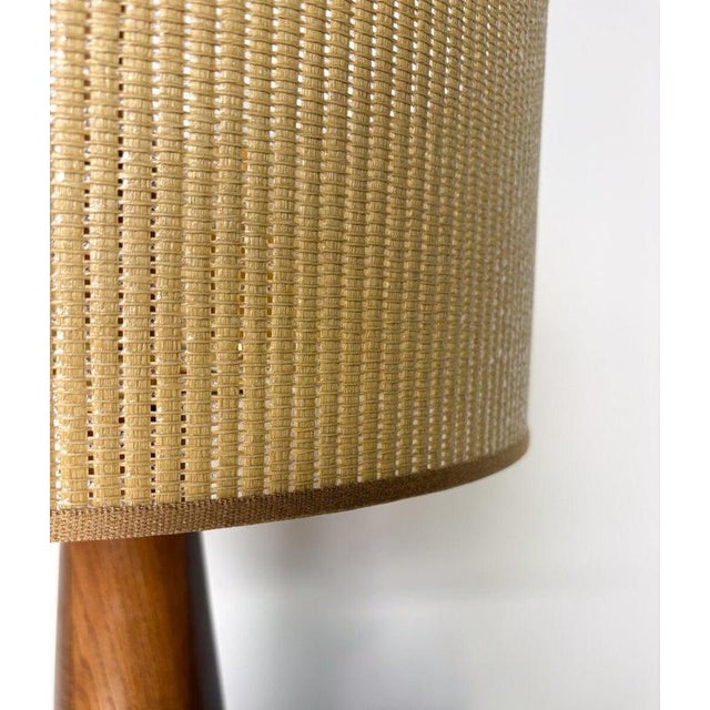 Modern Conical Wooden Table Lamps, Italy, Set of 2 For Sale - Image 3 of 6