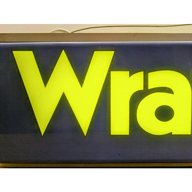 1990s Wrangler Double-Sided Illuminated Advertising Sign, 1990s For Sale - Image 5 of 7
