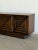 1960s Brutalist Walnut Credenza With Carved Diamond Design For Sale - Image 13 of 18