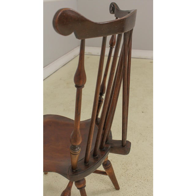 Set of 6 Vintage 1920s Benchmade Windsor Dining Room Chairs | Chairish