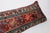 Early 20th Century Authentic Ethnic Lumbar Throw Cushion – Handmade Wool Rug on Cotton Pillow Cover -16'' X 46'' For Sale - Image 5 of 11