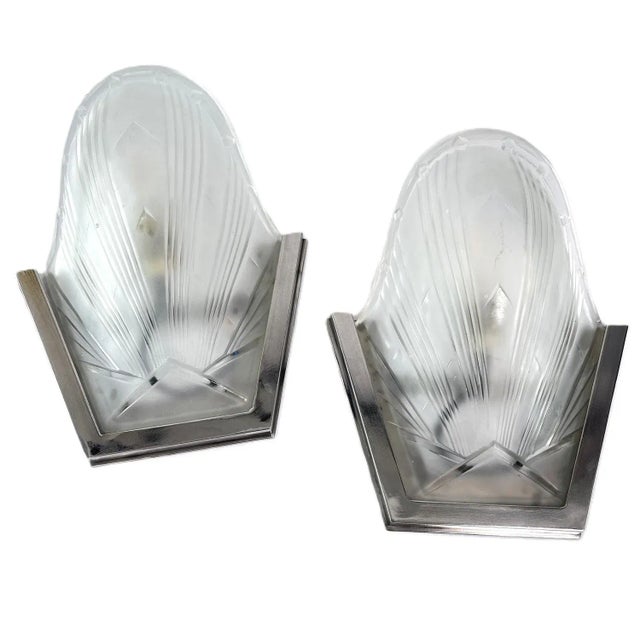 Art Deco Sconces, 1930s, Set of 2 For Sale - Image 8 of 8