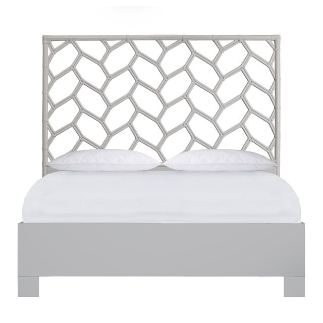 Silas Platform Bed Queen - Light Gray For Sale - Image 12 of 12