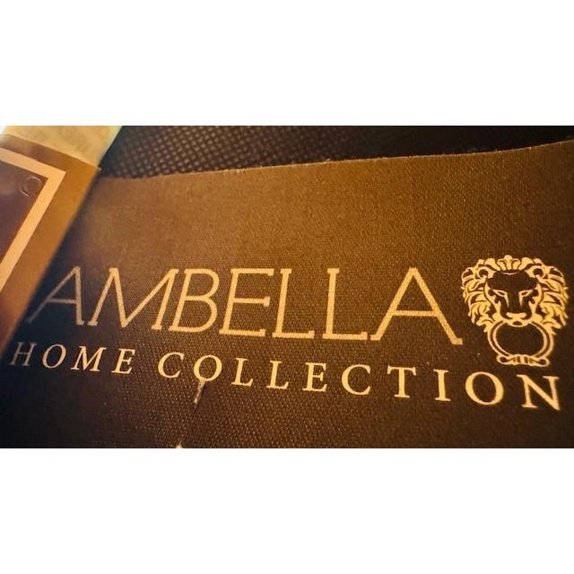 Deep Blue/navy Leather wingback lounge and matching ottoman by Ambella. Full-grain leather, high back w/ winged sides....