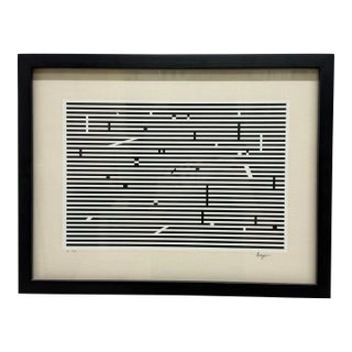 Yaacov Agam Original Double Metamorphosis Lithograph, Hc 7/9 Signed For Sale