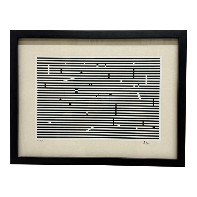 Yaacov Agam Original Double Metamorphosis Lithograph, Hc 7/9 Signed For Sale