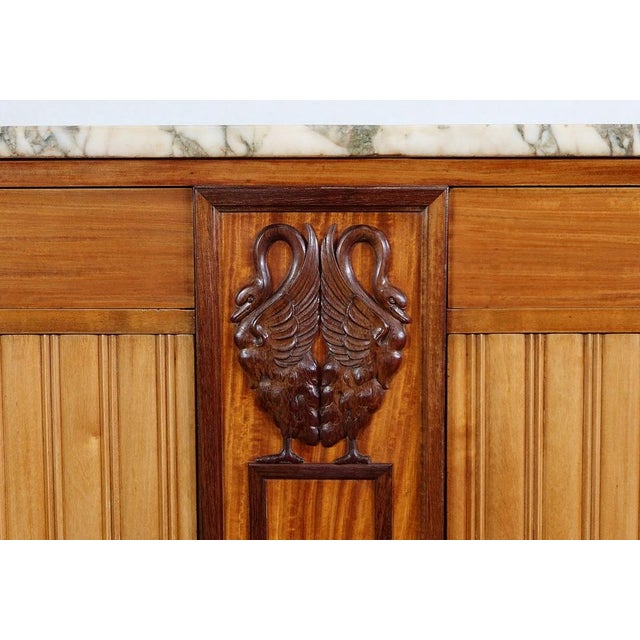 Art Deco Blond Mahogany Buffet from Ceylon, 1920s For Sale - Image 11 of 18