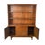 Vintage Mid-Century Modern Walnut Hutch Cabinet With Open Display Shelving For Sale - Image 16 of 18