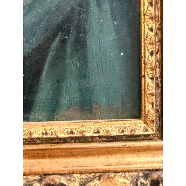 Young Dutch Man in a Green Shirt Oil on Panel, 19th-Century Holland For Sale - Image 12 of 12