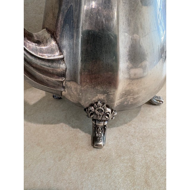 1960s 1960s American International Silver "Countess" Coffee and Creamer Set For Sale - Image 5 of 9