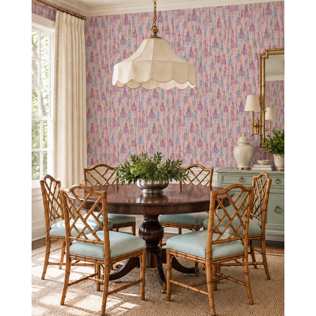 Tassel Trellis is a bold, decorative wallpaper filled with hand-painted watercolor tassels that feel both classic and...