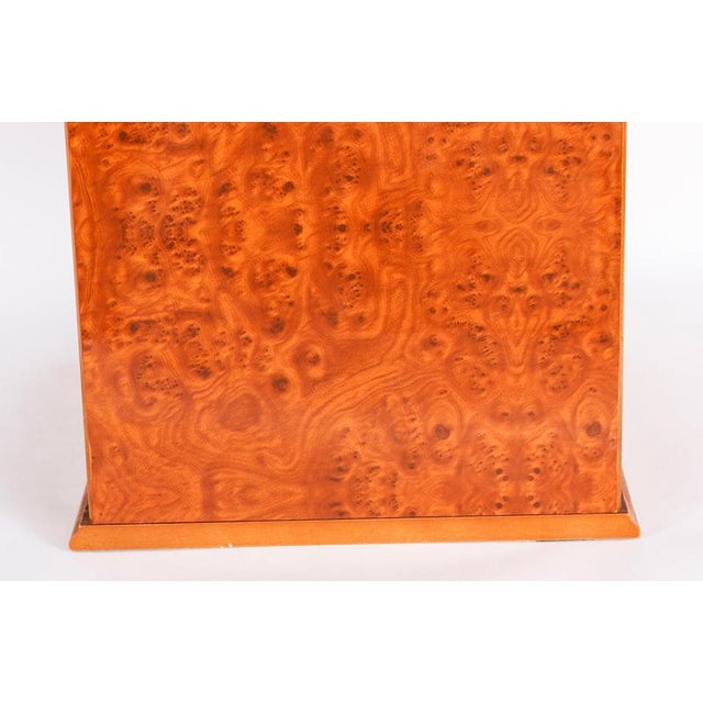 Burr Elm Four Drawer Cigar Humidor Cabinet, 1900s For Sale - Image 16 of 18