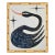 Original Framed Swan Painting Wall Art, Oil on Canvas 11" X 14" Minimalist by Tatiana Duperault For Sale
