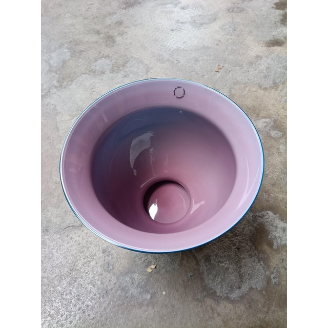 Glass Murano Glass Vase by Alessandro Mendini for Venini, 1994 For Sale - Image 7 of 11