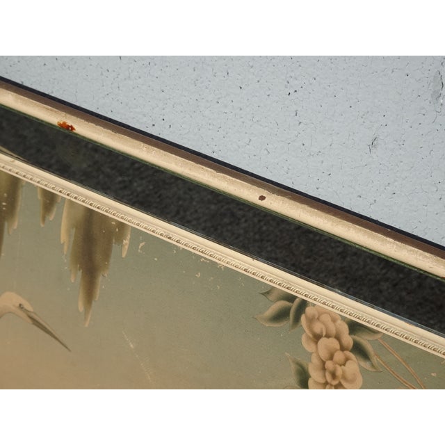 Vintage Mid Century Flamingo Huron Lithograph Picture Print by Turner Mirror 3 For Sale - Image 12 of 16