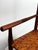 Vintage Solid Wood Child’s Rocking Chair With Woven Rush Seat Colonial Revival Style For Sale - Image 9 of 13