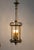 Rare, large lantern from France. The richly decorated frame is made of cast zinc and is in very good condition. The...