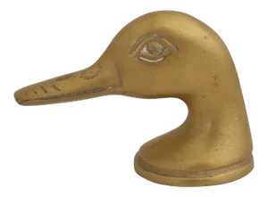 Mid-Century Brass Duck Bottle Opener