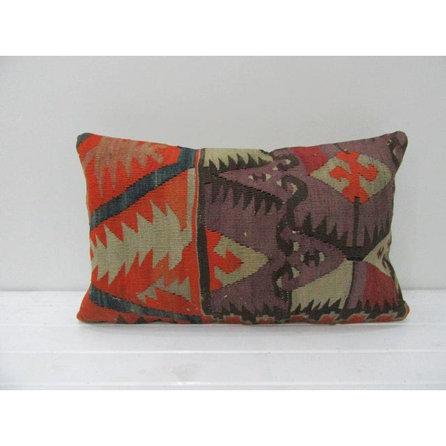 Turkish Decorative Kilim Pillow - 20"W x 12"H For Sale - Image 4 of 4