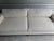 Lee Industries 8 Foot Two Cushion Sofa With Oak Base in White Woven Linen Blend Fabric For Sale In Greenville, SC - Image 6 of 11