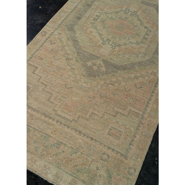 Brown Turkish Oushak Rug 2'11" x 10'2" #20257 For Sale - Image 8 of 8