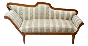 Antique Biedermeier Lounge Chair, 1850s