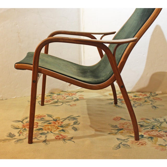 Circa 1960s Pair of Swedish Mid Century Modern Lamino Easy Chairs For Sale - Image 10 of 14