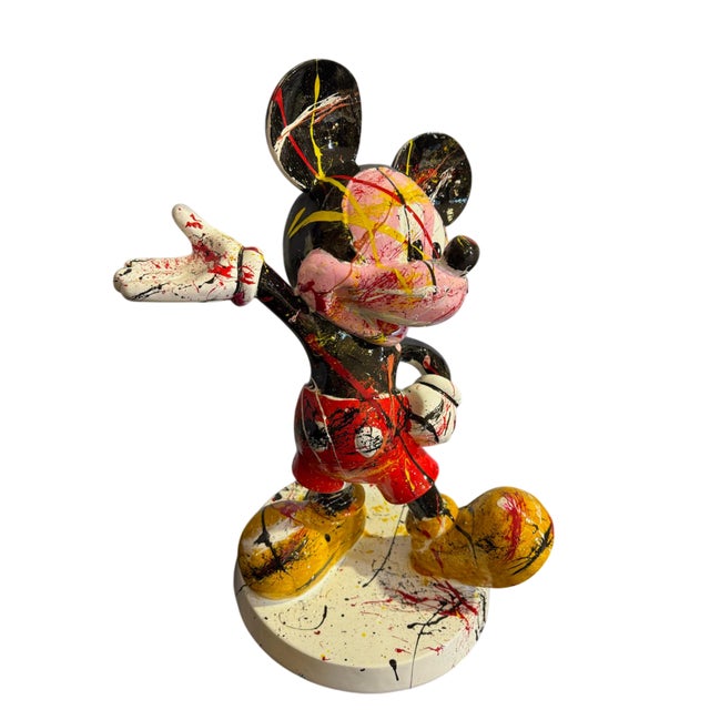Silvio Formichetti, Mickey Mouse, 21st Century, Epoxy Resin For Sale - Image 17 of 17