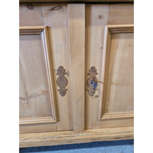 Coffee Late 19th Century German Pine Provincial Cabinet For Sale - Image 8 of 8