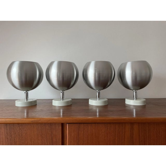 Space Age Ceiling Lamps from Hoffmeister, 1960s, Set of 4 For Sale - Image 11 of 11