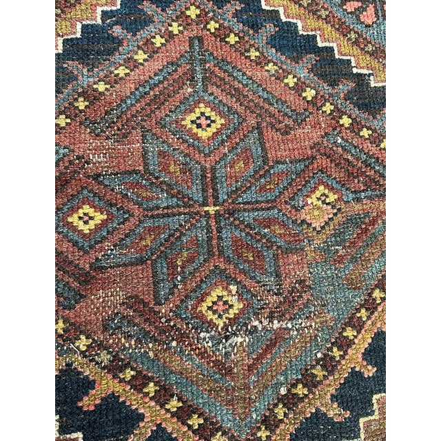 Mid-Century Tribal Kurdish Rug, 1940s For Sale - Image 10 of 18