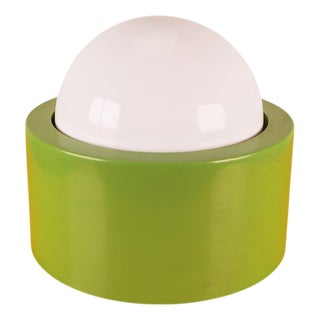 Vintage Green Table Lamp For Sale