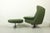 1970s DS-31 High-Back Lounge Chair and Ottoman from de Sede, 1970s, Set of 2 For Sale - Image 5 of 13