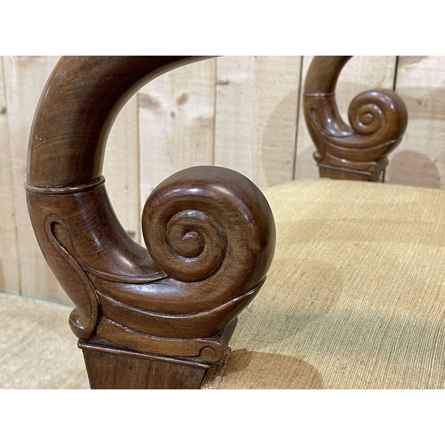 Set of Armchairs in Mahogany For Sale - Image 6 of 15