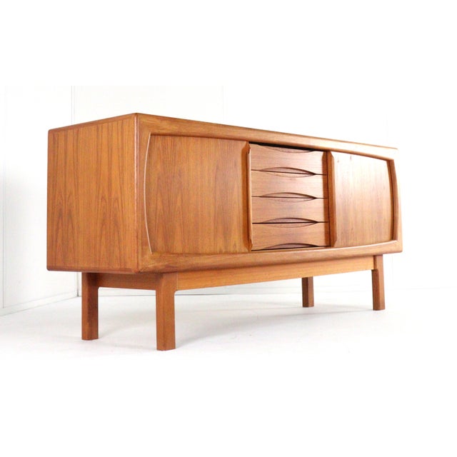 Brown Sideboard by S. Burchardt-Nielsen, 1960s For Sale - Image 8 of 8