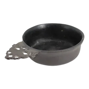 English William Bullock & Co. Patinated Cast Iron One-handle Porringer