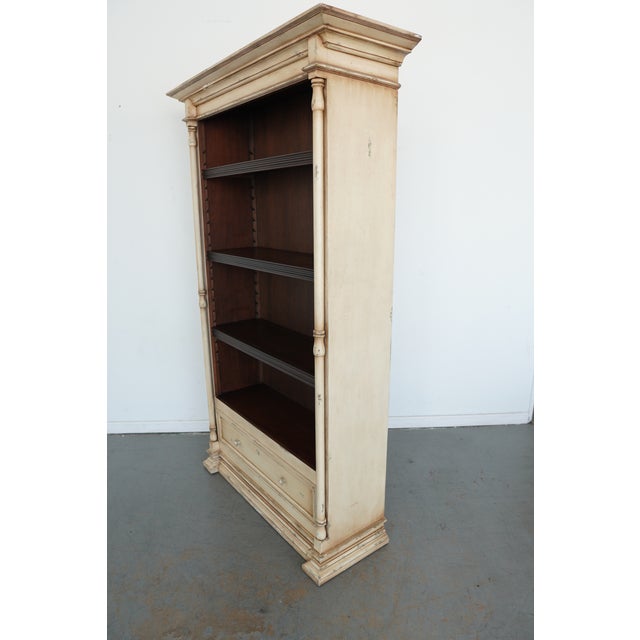 Vintage French Inspired Bookshelf For Sale - Image 4 of 15
