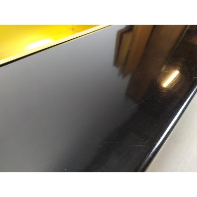 Black & Gold Coffee Table, 1970s For Sale - Image 11 of 18