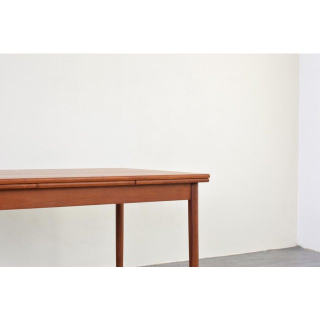 Mid-Century Modern Danish Extendable Dining Table in Teak, 1960s For Sale - Image 13 of 16