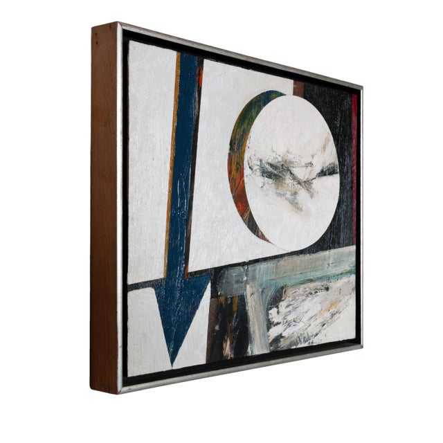 New York Abstract Expressionist oil on canvass painting, by Budd Hopkins (1931-2011), signed and dated 1967. Hopkins'...