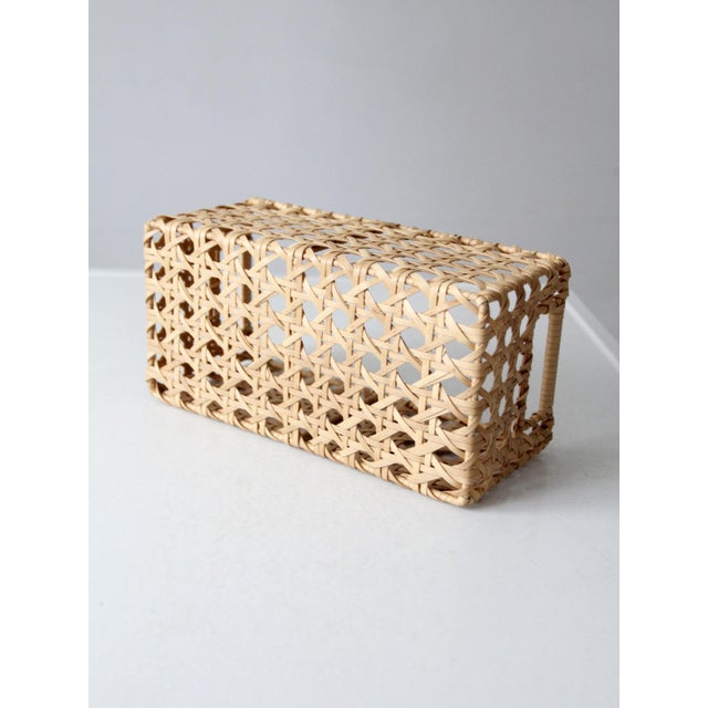Vintage Woven Storage Basket For Sale - Image 12 of 12