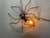 Mid-Century Modern Italian Metal and Glass Spider Wall Lamp, 1950s For Sale - Image 15 of 18