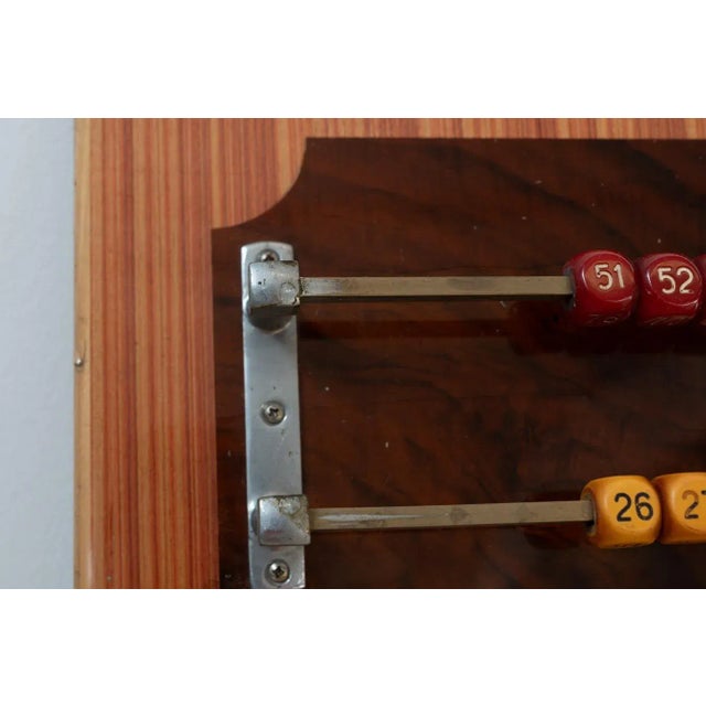 Vintage Italian Billiard Scoreboard by Biliardi Mari, 1980s For Sale - Image 3 of 11