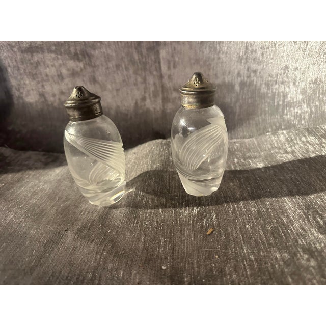 Lenox Mid 20th Century Lenox Windswept Salt & Pepper Shakers- a Pair For Sale - Image 4 of 4