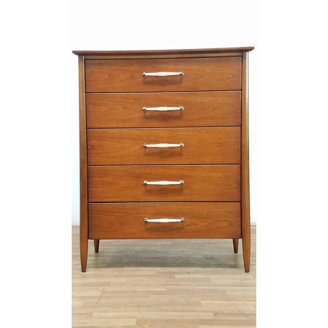 MidCentury Heritage Henredon Tall Boy Commode Dresser Chairish