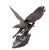 The Alaskin Chilkat Bald Eagle Statue in Pewter by Paul Brunelle, 2000 For Sale - Image 6 of 14