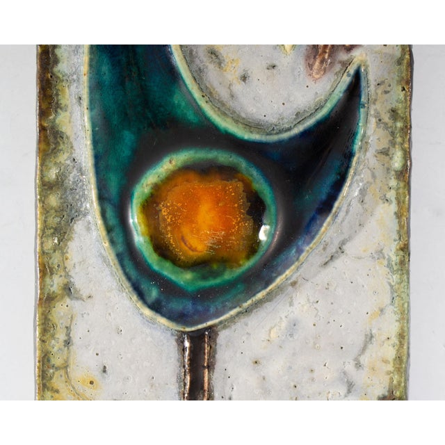 Helmut Friedrich Schäffenacker German Ceramic Wall Tile Plaque by Helmut Friedrich Schäffenacker For Sale - Image 4 of 7