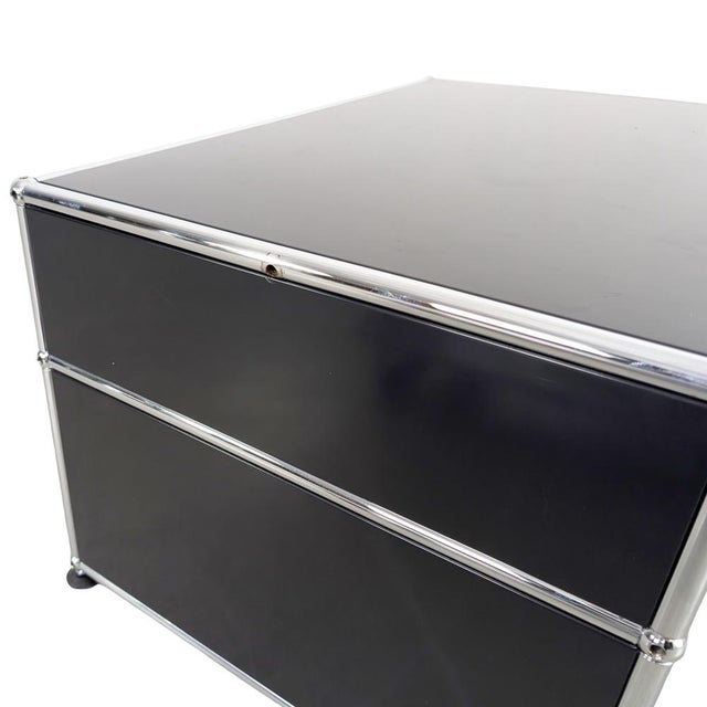 Coffee Table in Metal by Fritz Haller for USM Haller For Sale - Image 10 of 11