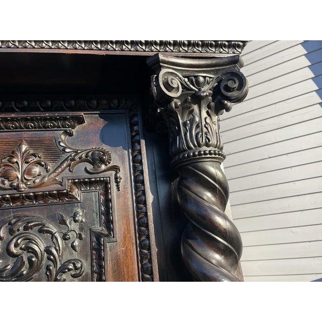 Renaissance Oak Cabinet, 1870s For Sale - Image 15 of 18